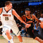 Thunder set NBA playoff record as they demolish the Nuggets to even series